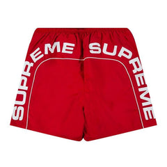 Supreme Arc Logo Water Shorts Red