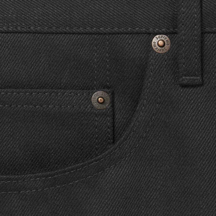 Supreme Rigid Loose Fit Selvedge Jean Rigid Black