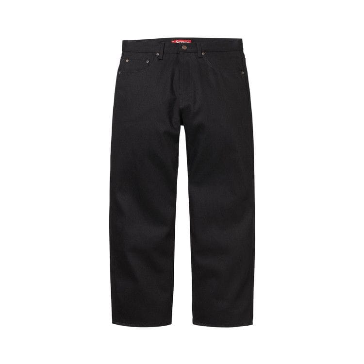 Supreme Rigid Loose Fit Selvedge Jean Rigid Black