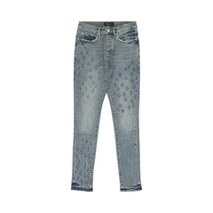 PURPLE BRAND Embossed P001 Denim Blue