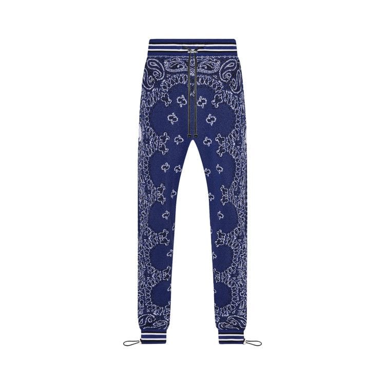 Amiri Bandana B-Ball Sweatpants Blue/Black