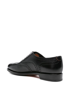 perforated leather Oxford shoes