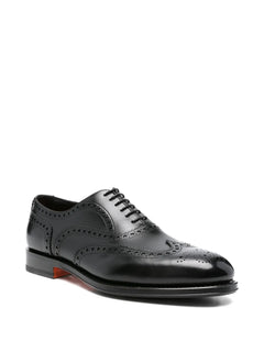 perforated leather Oxford shoes