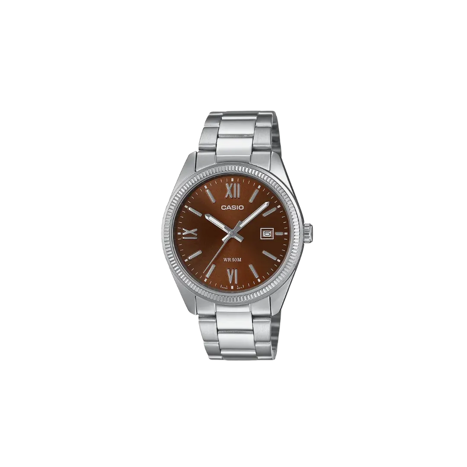 Casio Enticer Brown Dial Analog Watch