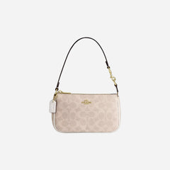 COACH Nolita 19 In Signature Canvas Gold/Sand/Chalk