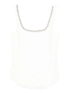 embellished neckline top