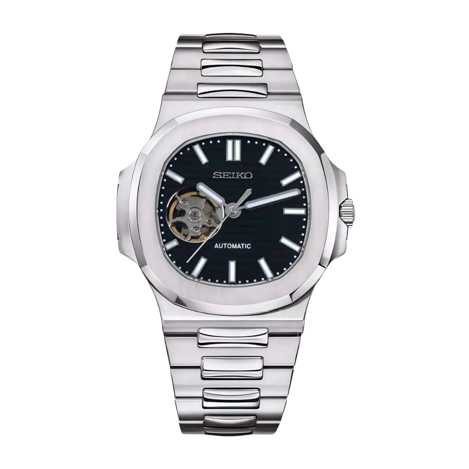 NAUTIKO BLACK OPEN HEART