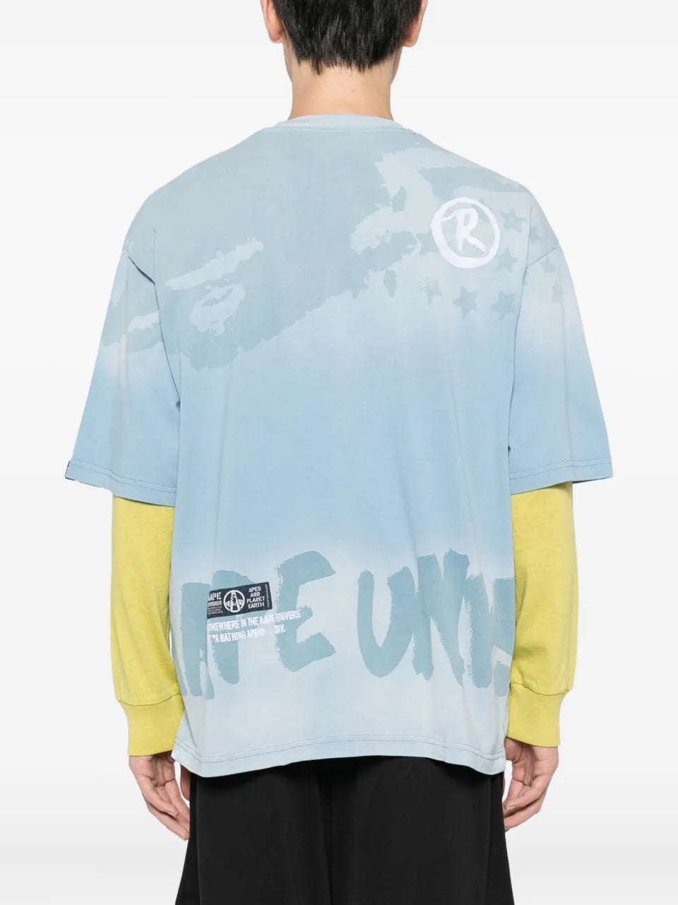 star-print tie-dye T-Shirt