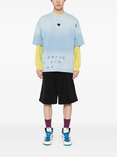 star-print tie-dye T-Shirt