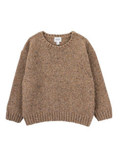 speckled knitted sweater