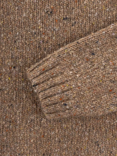 speckled knitted sweater