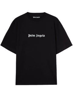 Palm Angels printed cotton T-Shirt Black