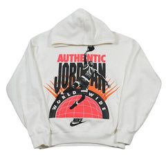Air Jordan Authentic Jordan Graphic Hoodie Sail/Infrared 23