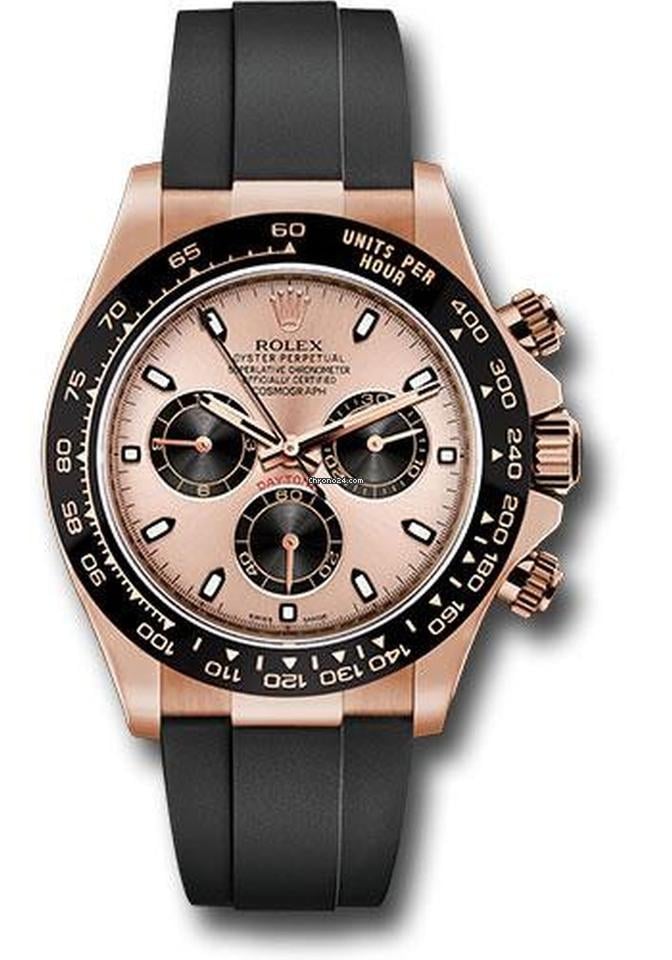 Rolex | Daytona | 116515LN | Rose gold | 40 mm | Plastic | Pink | Automatic