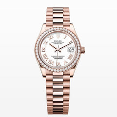 Rolex | Datejust | 278285RBR | Rose gold | 31 mm | Rose gold | White | Automatic