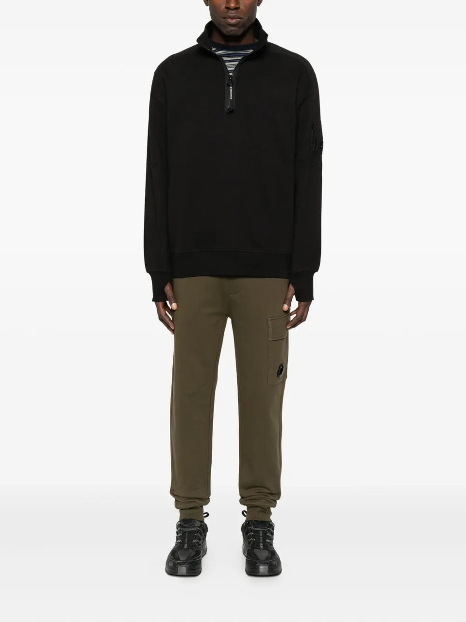 Lens-detail track pants