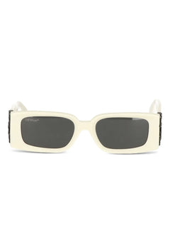arrow-detail square-frame sunglasses