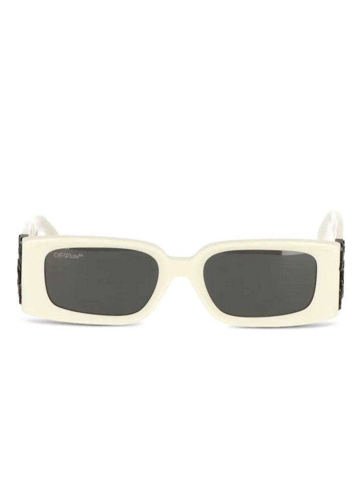 arrow-detail square-frame sunglasses