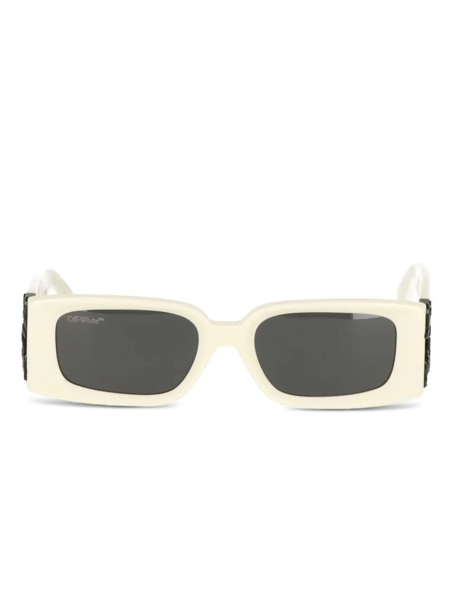 arrow-detail square-frame sunglasses