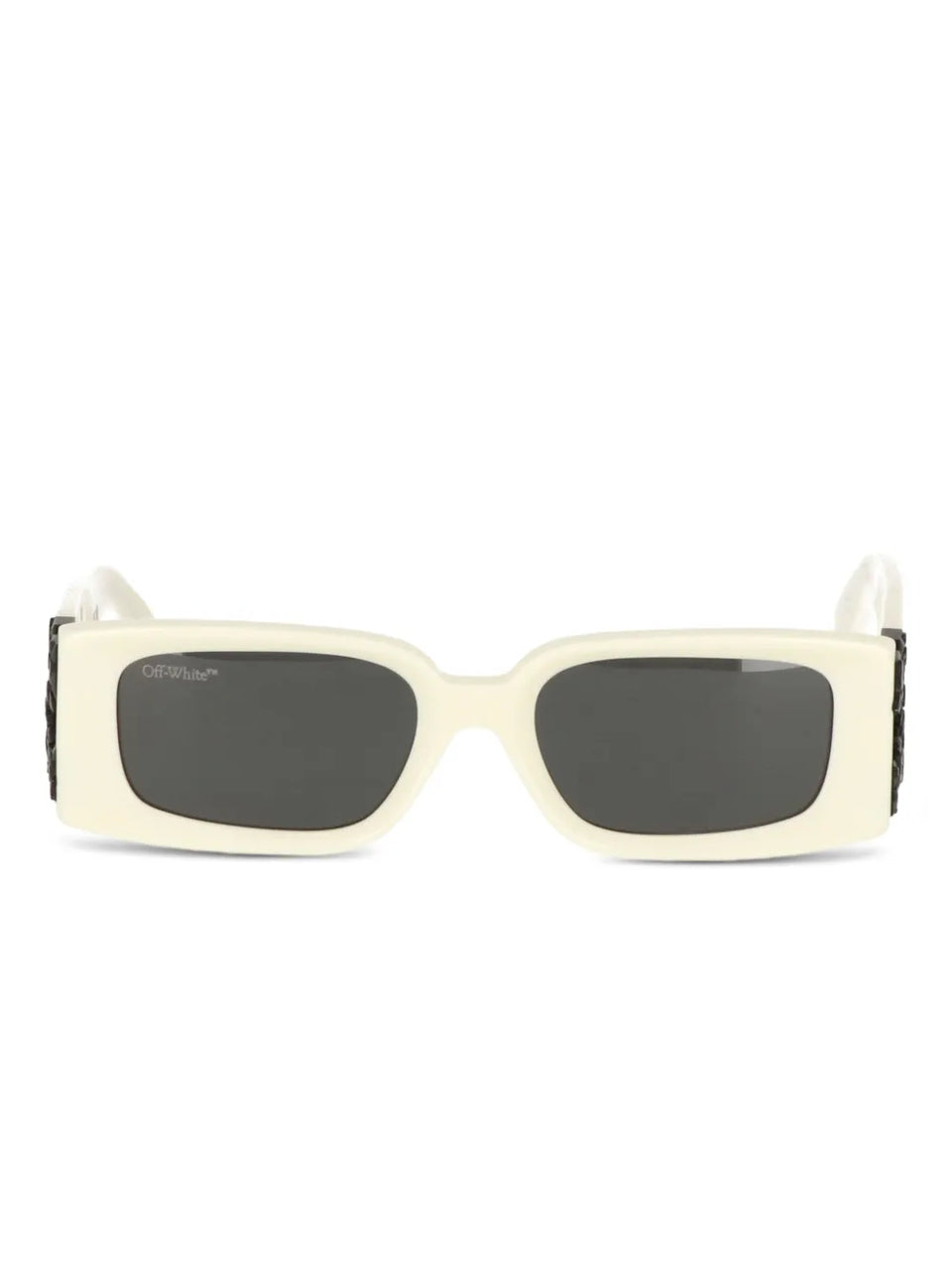 arrow-detail square-frame sunglasses