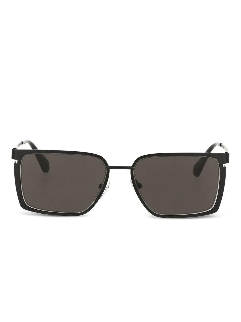 square-frame tinted-lens sunglasses
