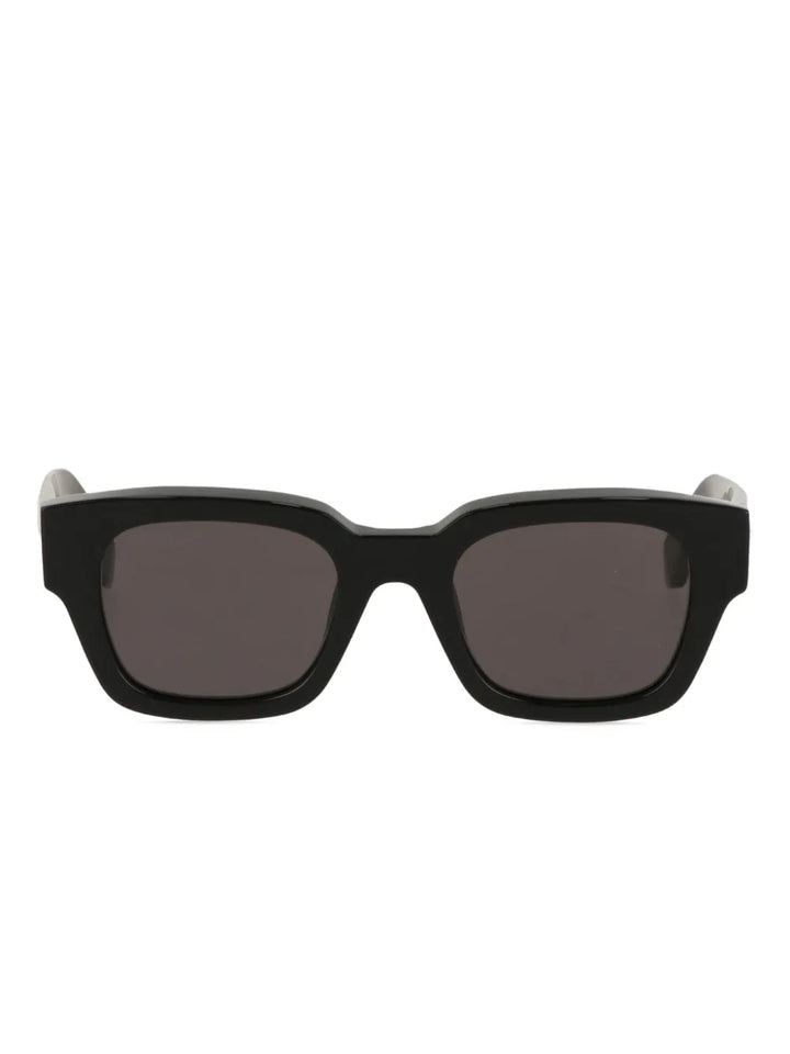 round-lenses tinted sunglasses