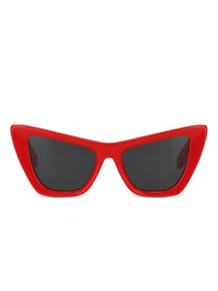cat-eye logo-detail sunglasses