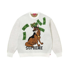 Supreme All Dogs Go To Heaven Sweater White