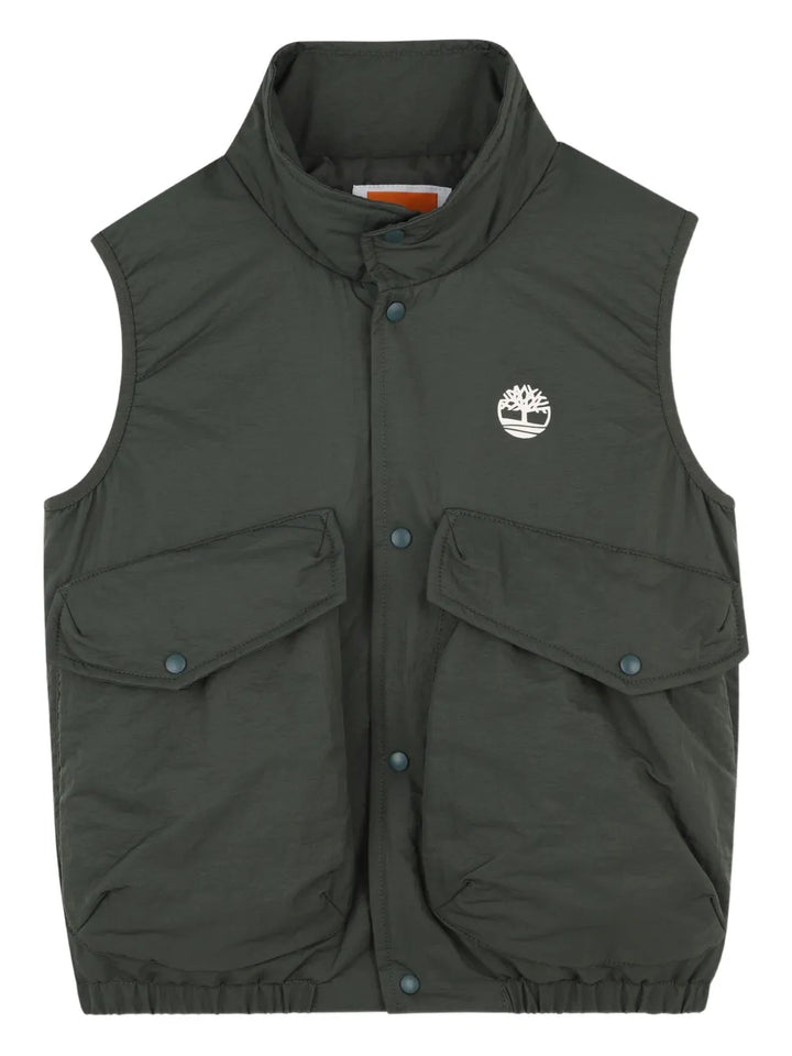 sleeveless puffer gilet