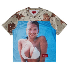 Supreme x Aphex Twin Football Jersey Chocolate Chip Camo