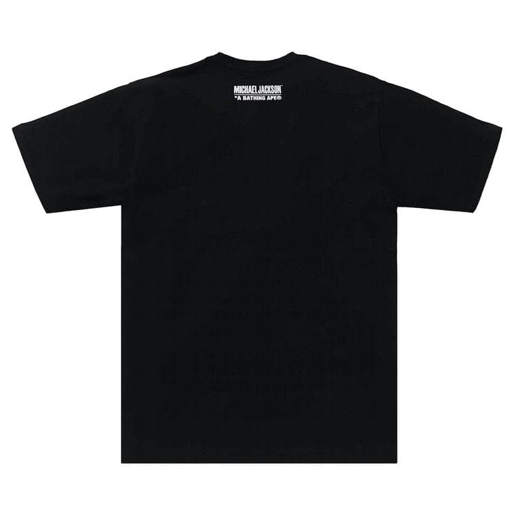BAPE x Michael Jackson Album Jacket Ape Head T-Shirt Black