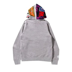 BAPE Color Camo Shark Full Zip Hoodie Grey