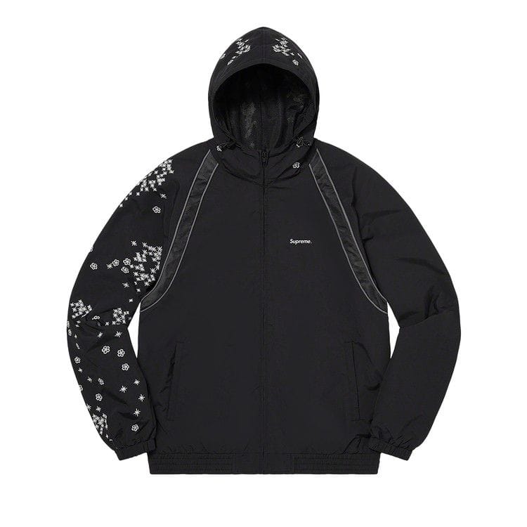 Supreme AOI Glow-In-The-Dark Track Jacket Black
