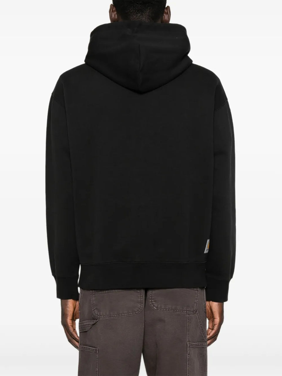 logo-embroidered zip-up Hoodie