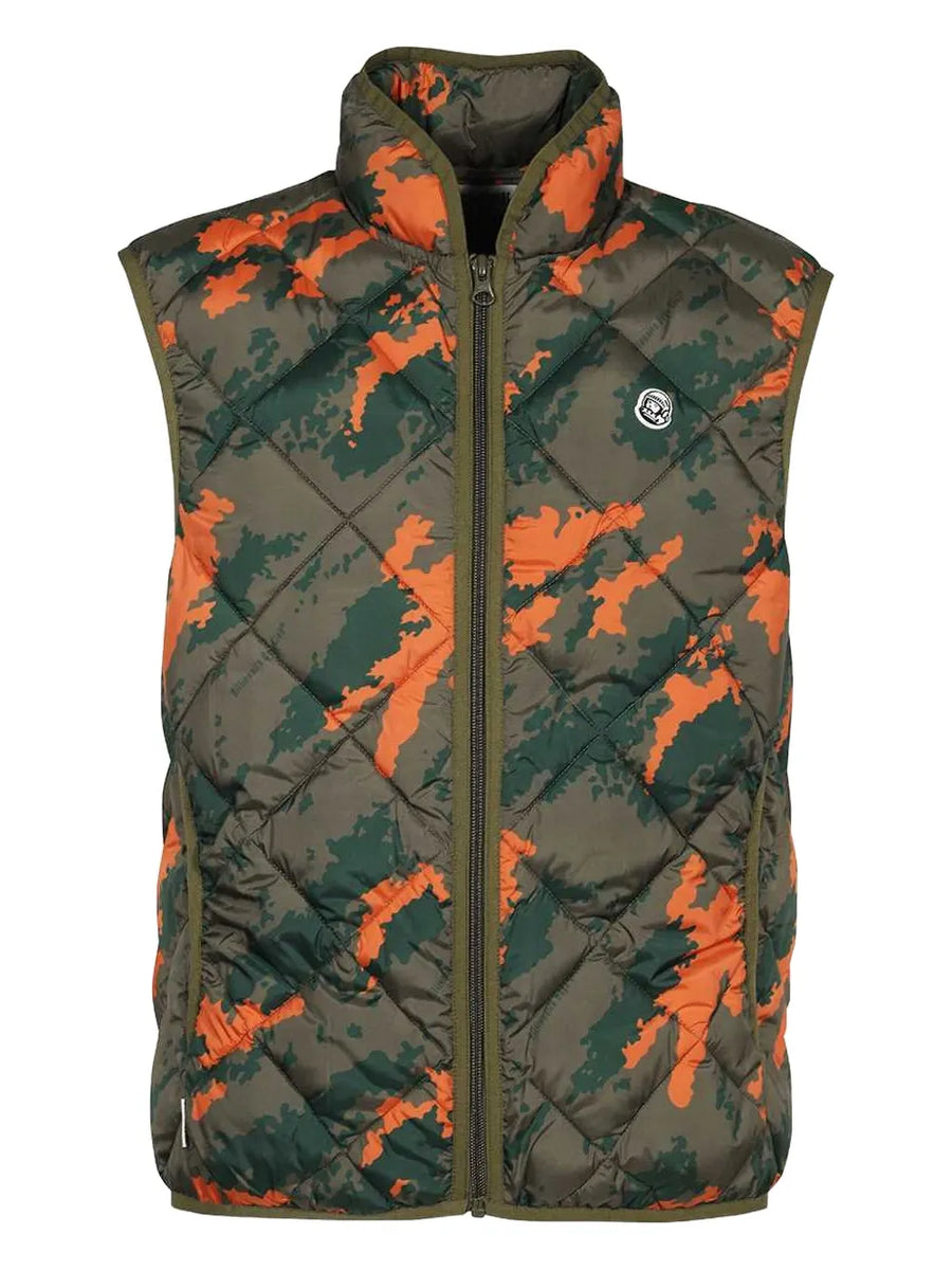 quilted camouflage vest