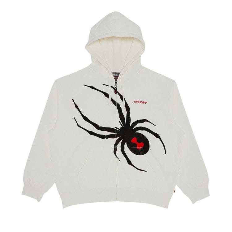 Supreme x Spyder Zip Up Hoodie White