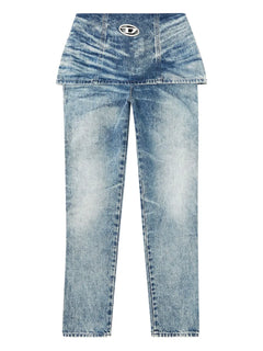 D-Hourjian 007Da peplum-waist jeans