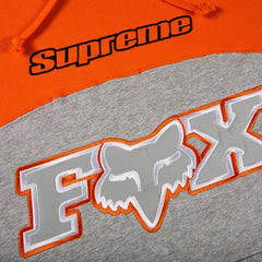 Supreme x Fox Racing Hoodie Grey