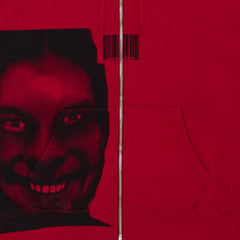 Supreme x Aphex Twin Zip Up Hoodie Red