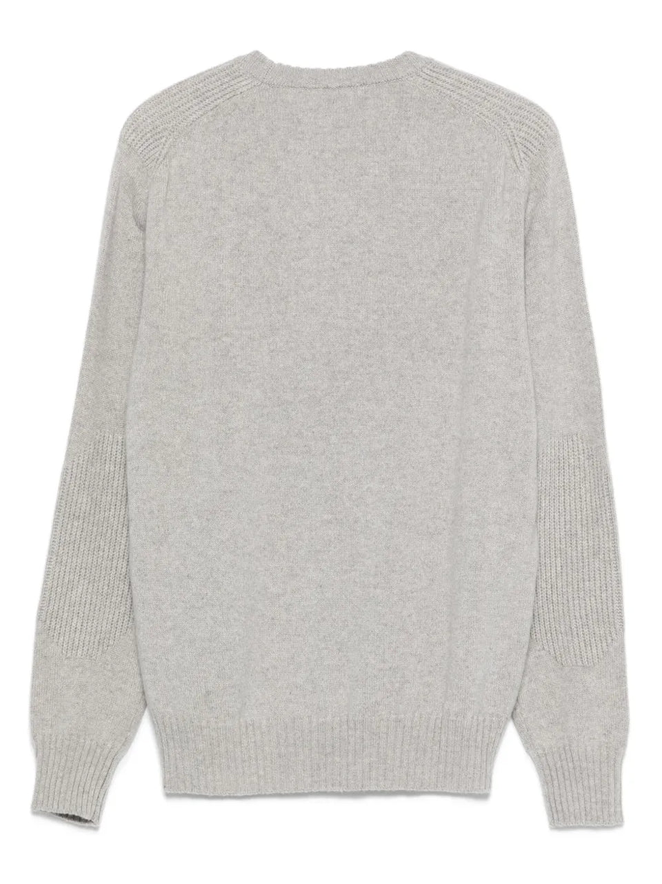 ribbed-panel sweater