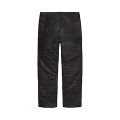 Supreme Patchwork Leather 5-Pocket Jean Black