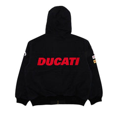 Supreme x Ducati Hooded Racing Jacket Black