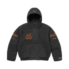 Supreme x Fox Racing Hooded Work Jacket Black
