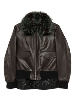 2 in 1 leather jacket