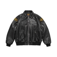 Supreme x Vanson Leathers x B.B. Simon Jacket Black