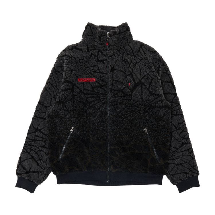 Supreme x Spyder Web Polar Fleece Jacket Black