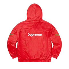 Supreme x Nike Leather Anorak Red