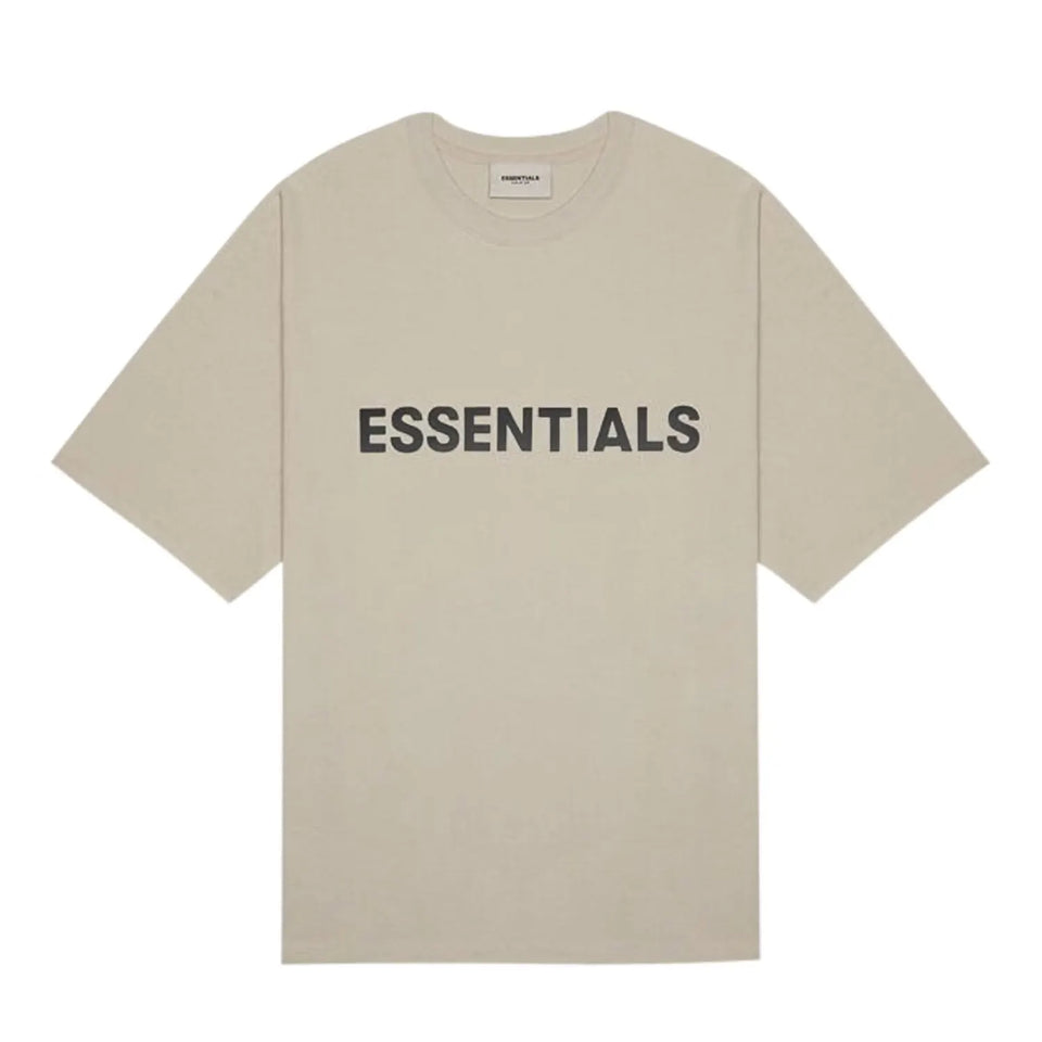 Fear of God Essentials Applique Logo T-Shirt Tan