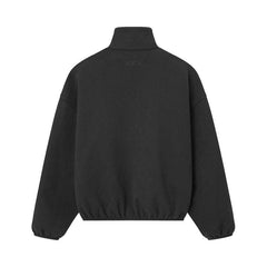 Fear of God Essentials Modern Track Jacket With Piping Jet Black/Cloud White