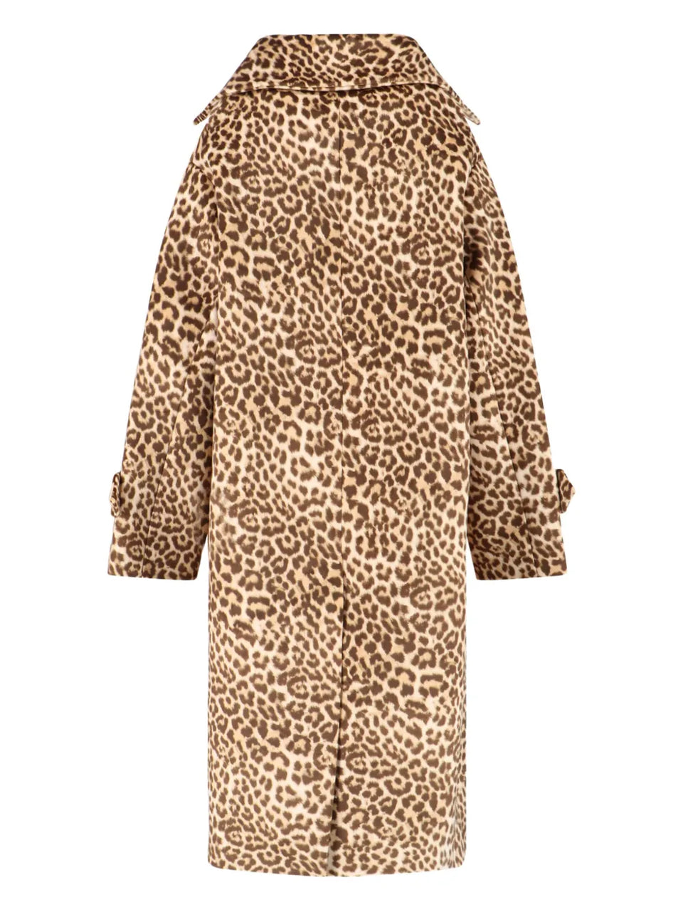 leopard-pattern coat